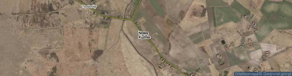 Zdjęcie satelitarne Nowa Kuźnia ul.